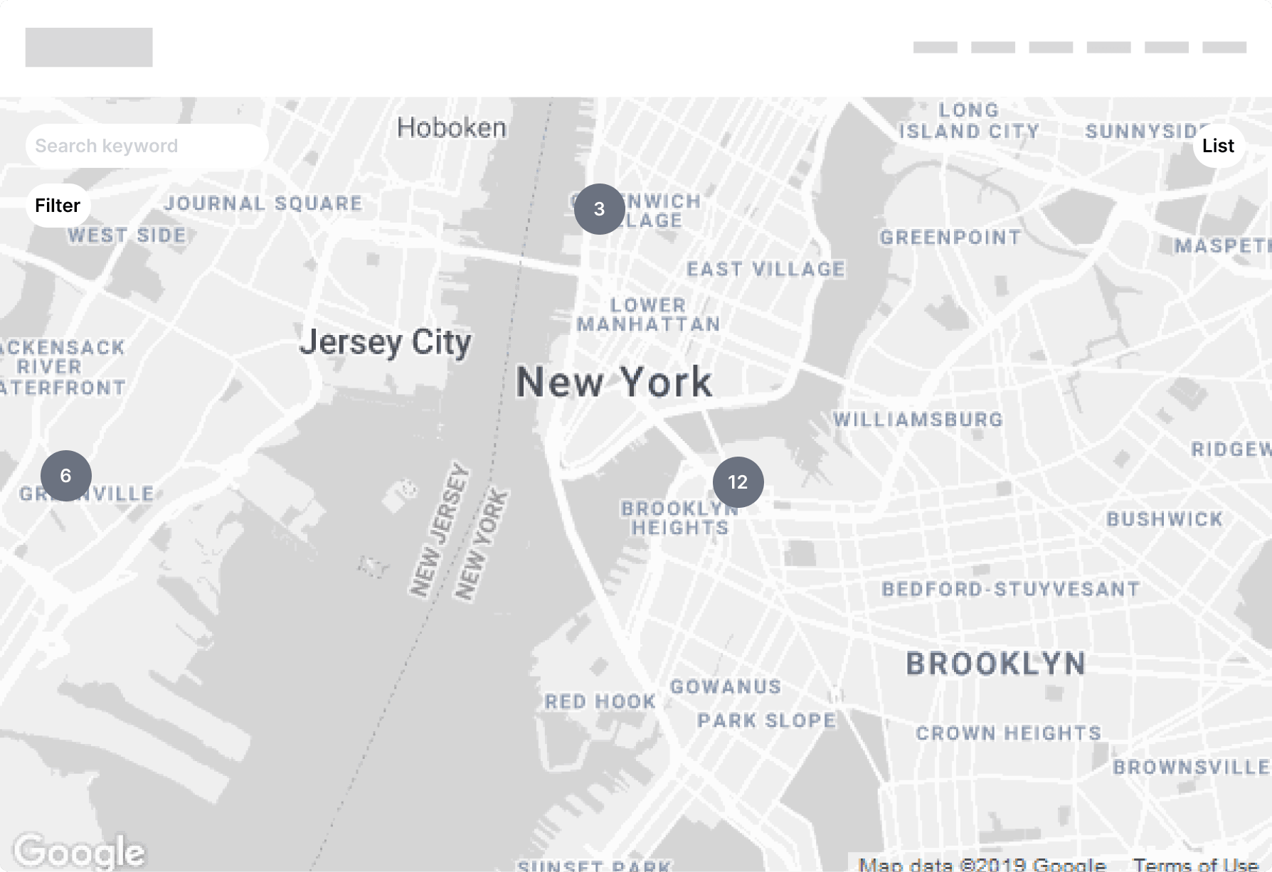 View Collection Point on Map Wireframe